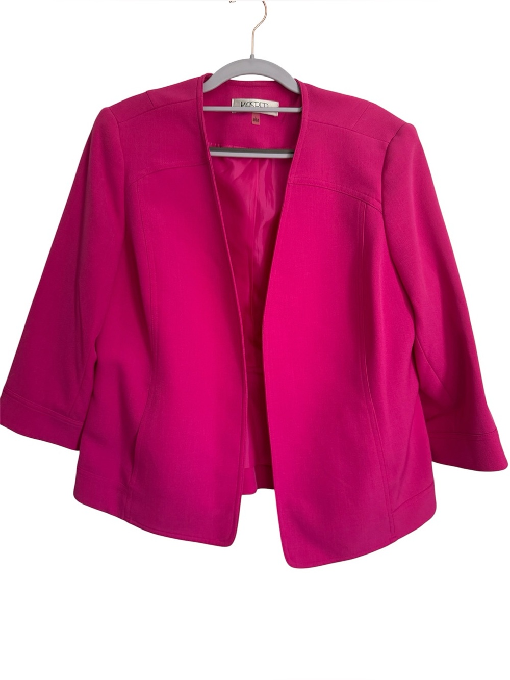 Kasper Open-Front Hot Pink Women's Blazer